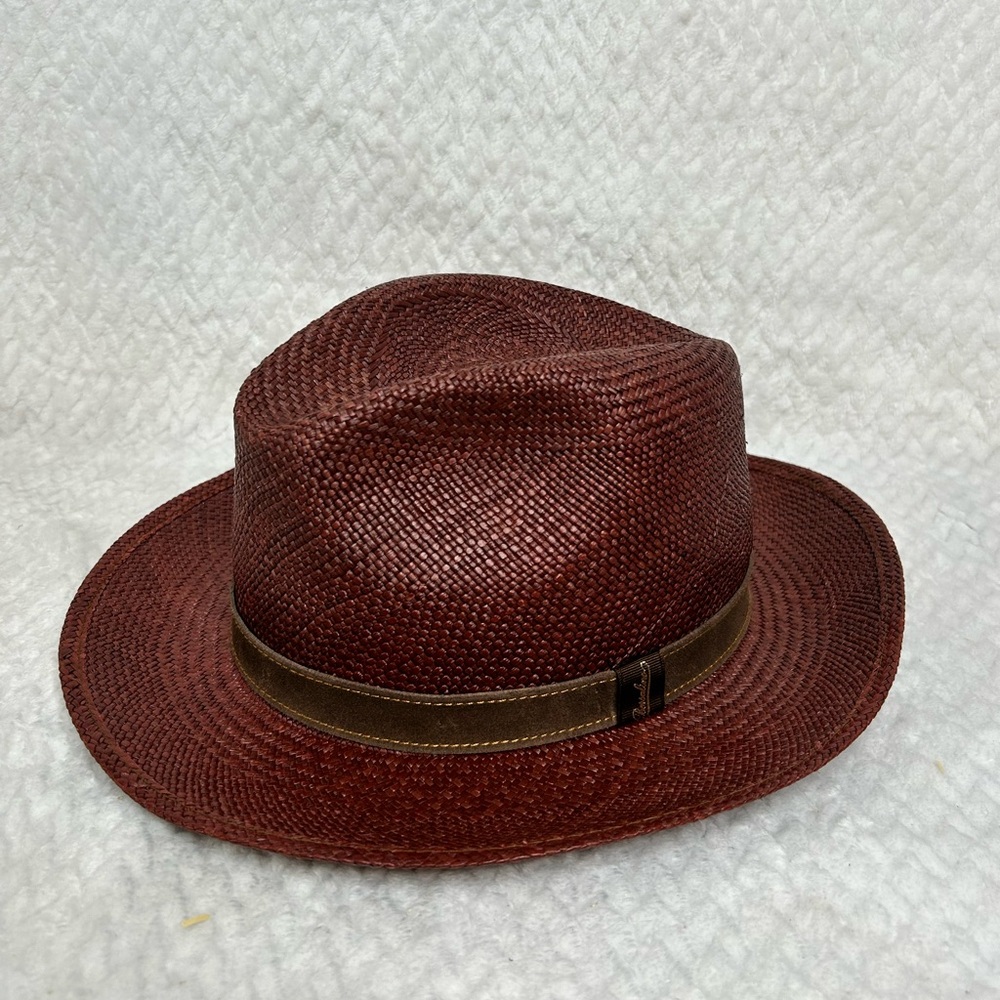 Borsalino men’s 100% straw hat, made in Italy size 57 US 7-1/4 UK 7 NWT